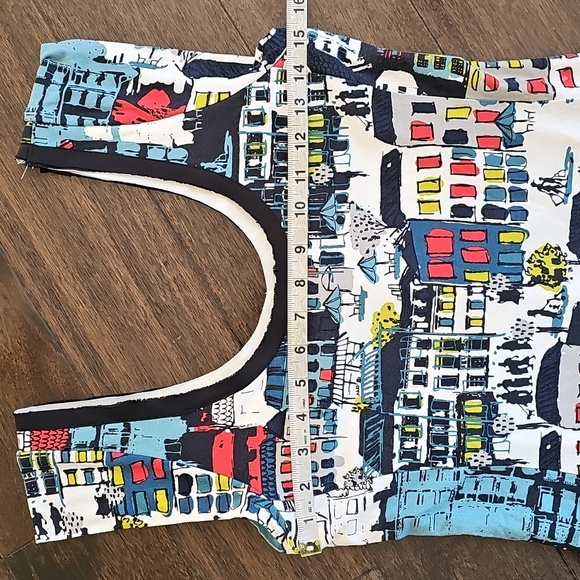 Anthropologie Weston Cityscape Print Dress Women’s Medium - Picture 7 of 11